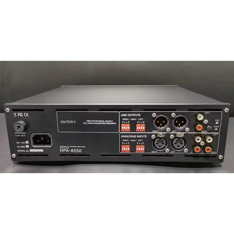Fully Balanced Headphone Amplifier Preamplifier Relay Volume Preamplifier 110V 220V