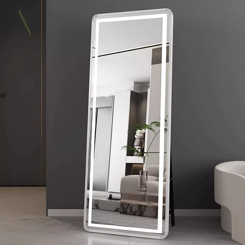 

Rectangle Makeup Mirror Women Nordic Big Size Wall Bedroom Mirror Shower Standing Specchio Da Parete Home Decoration Luxury