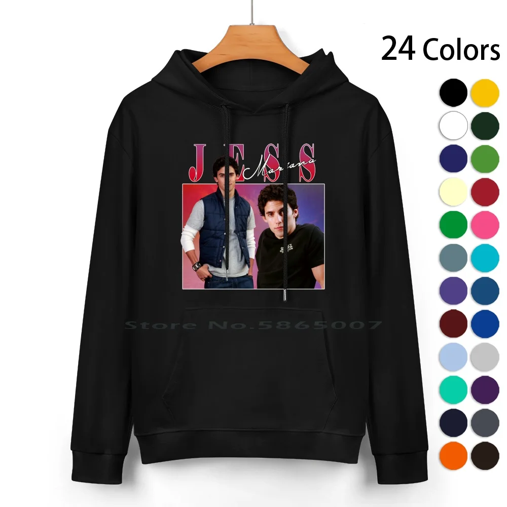 Jess Mariano Pure Cotton Hoodie Sweater 24 Colors Jess Mariano Milo Ventimiglia Gilmore Team Jess Tribute 100% Cotton Hooded