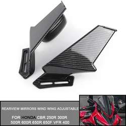 Universal NEW For Suzuki GSX250R GSXR250 GSXR125 GSXR150 Motorcycle Rearview Wind Wing Adjustable Spoiler Fairing Rear