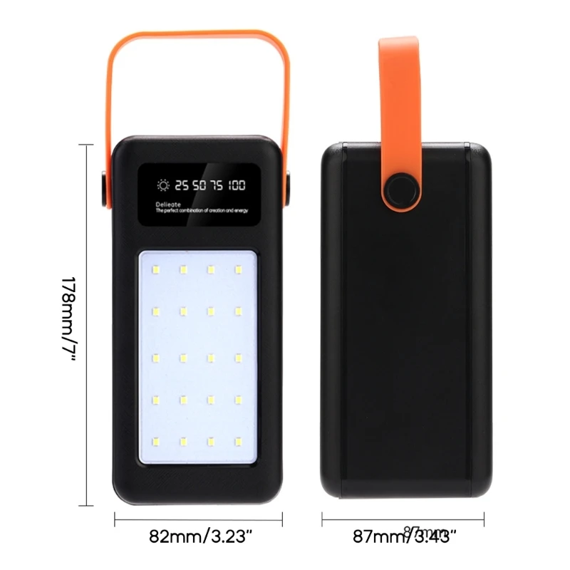 شحن سريع 28x18650 مزدوج USB تهمة 3.0 PD لتقوم بها بنفسك 18650 حامل صندوق شحن