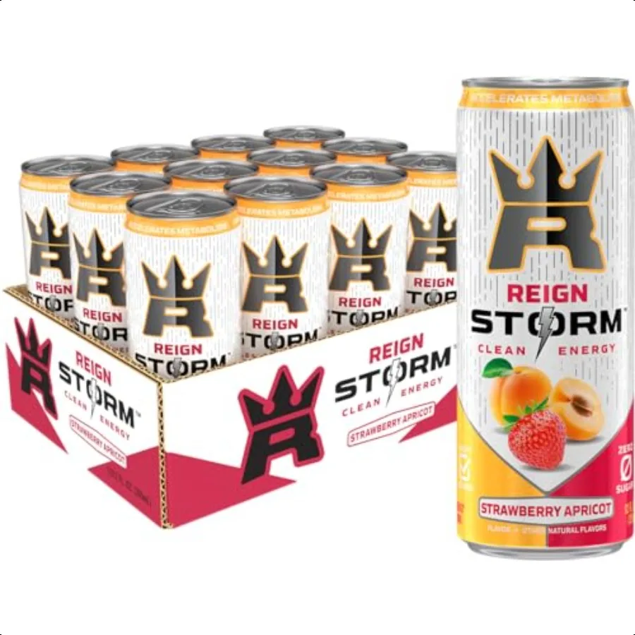 

Strawberry Apricot Fitn Welln Energy Drink 12 Fl Oz Pack of 12