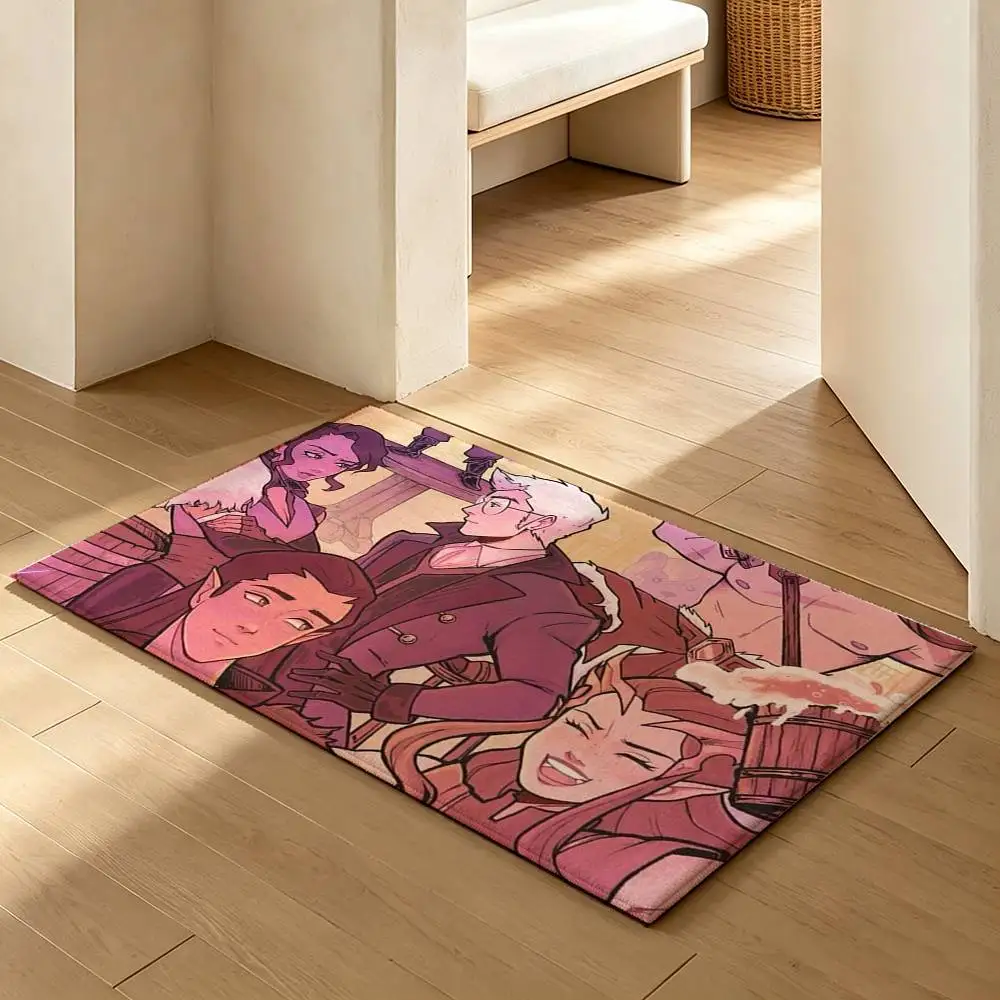 COOL T-The Legend of Vox Machina  Soft Absorbent Decorative Floor Mat for Bathroom Entryway Living Room
