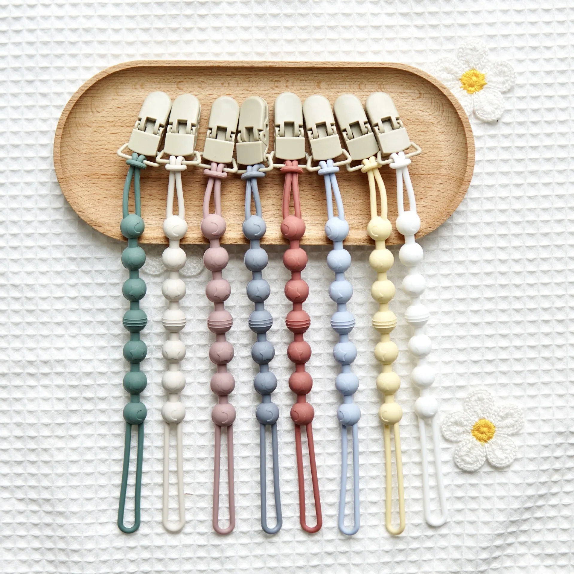 

Новая однотонная силиконовая цепочка в Instagram, детская соска, резинка, цепочка для укуса, музыкальная шлифовальная палочка для зубов, игрушка, веревка против потери