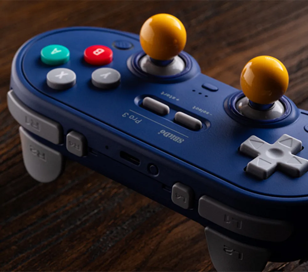 لوحة ألعاب بلوتوث 8BitDo Pro 3 مع قاعدة شحن 2.4G محول للتبديل/Windows 10 Android/SteamOS/لوحدة تحكم Apple iOS