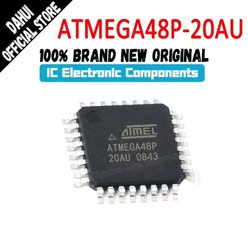 ATMEGA48P-20AU ATMEGA48P-20 ATMEGA48P ATMEGA48 ATMEGA IC MCU Chip TQFP-32