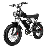 RIDSTAR Q20 new 1000W48V20AH high performance mountain city bicycle riding dual suspension 26*4.0 tires electric bicycle