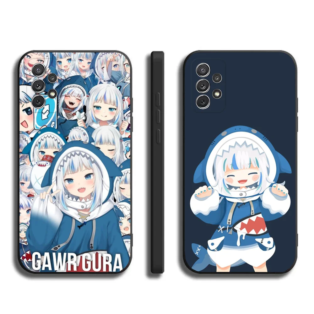 

Anime Phone Case For Samsung Galaxy A20,A21s,A22,A31,A32,A52,A53,A72,73,A80,A91Soft H-Hololive Black Cover