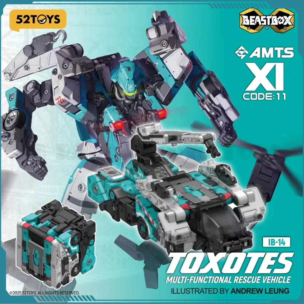 

52TOYS BEASTBOX IB-14 TOXOTES Action Figure Deformation Robot InfinityBox Converting in Mecha and Cube Collection Model Toy Gift