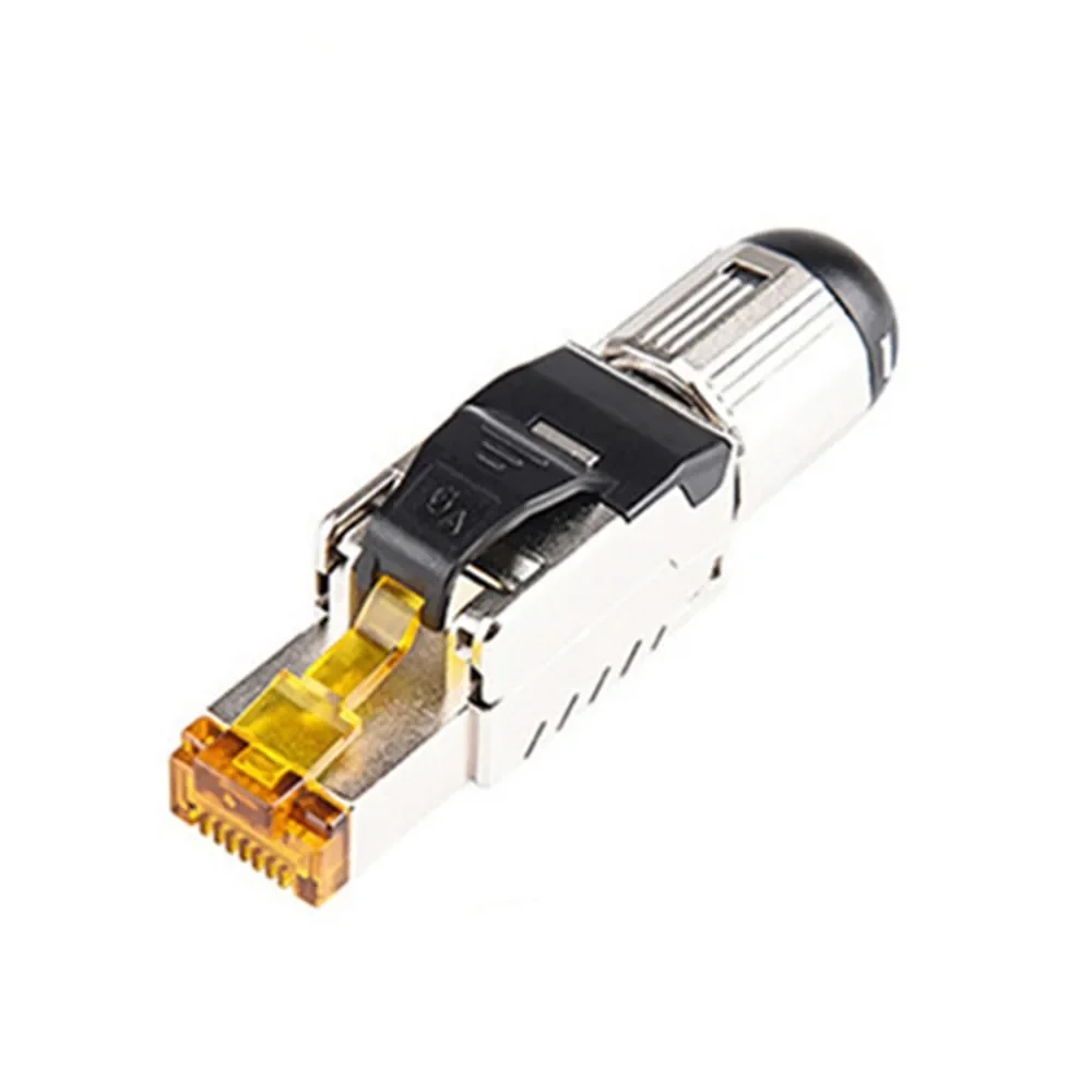 

Rj45 Cat7 Fully Shielded For 22-24AWG Ethernet Lan Cable Modular Plugs Reusable 8P8C Field Termination Plug Connector Rj 45