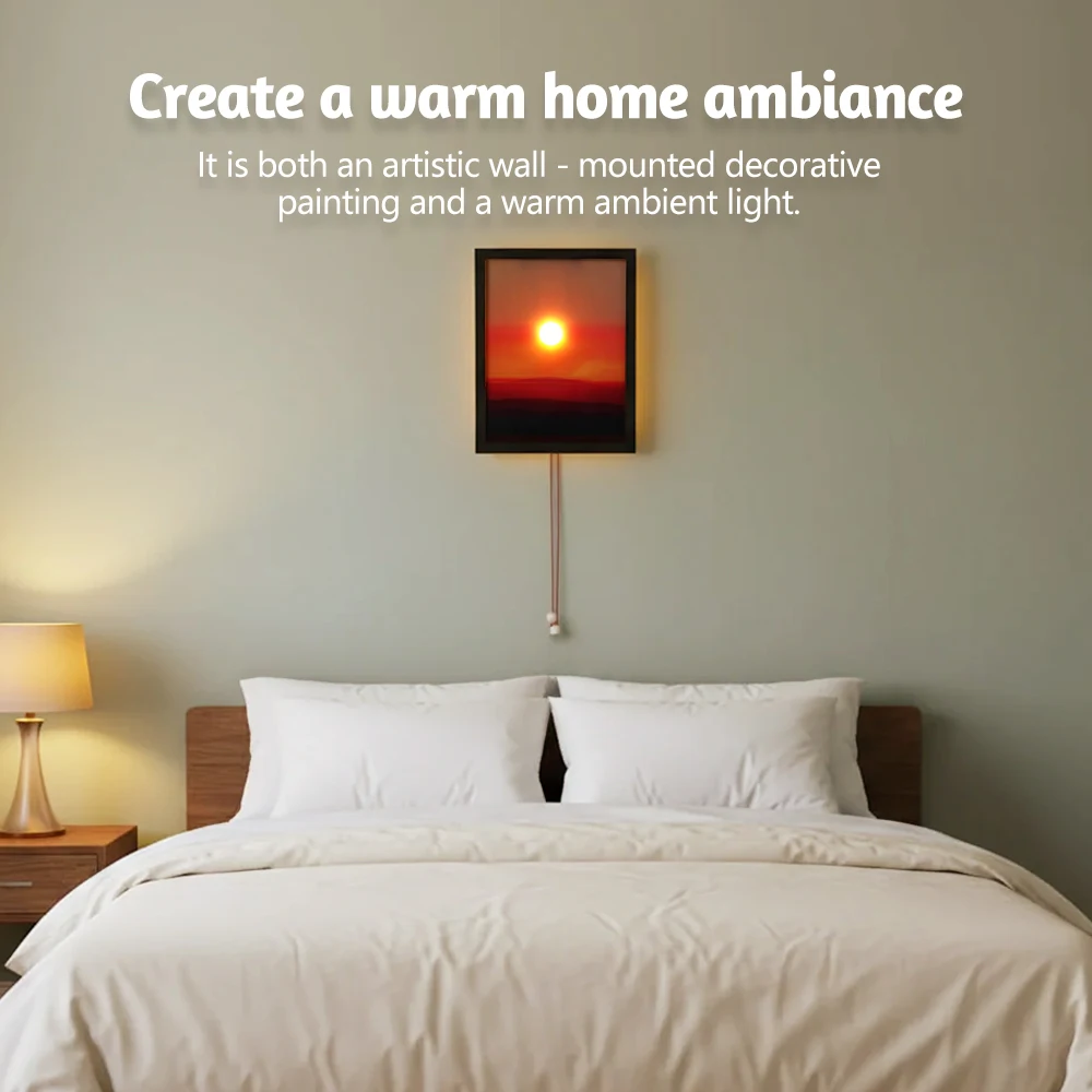 المنقولة مشهد الجدار ضوء الليل شروق الشمس وغروب الشمس ديكور المنزل الجدار مصباح لغرفة النوم غرفة المعيشة جدار الإضاءة ديكور