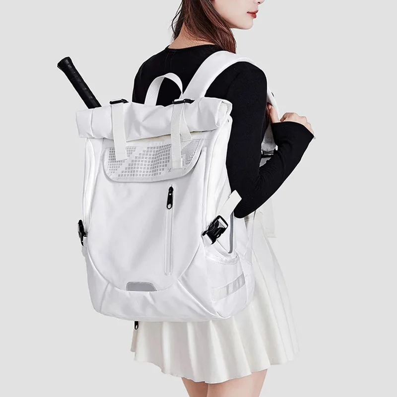 All-Sport Training Backpack for Badminton, Tennis, Swim & Gym  Unisex Water-Resistant Duffel with Padded Compartments
