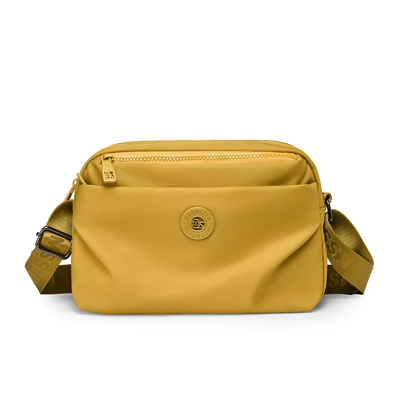 

Casual Multi-pocket Messenger Bags for Women Fashion Nylon Shoulder Bag Ladies Multi Compartment Pockets Female Travel Purse Sac