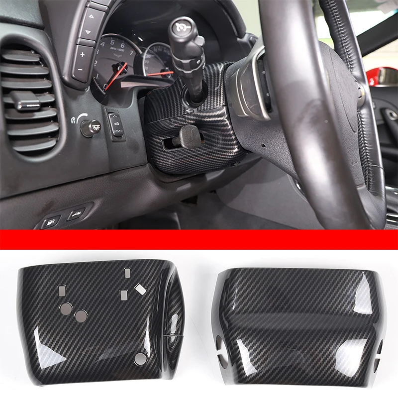 

For Corvette C6 2005-2013 Automotive Interior Modification Accessories Automotive Steering Wheel Base Lower Decorative Cover ABS