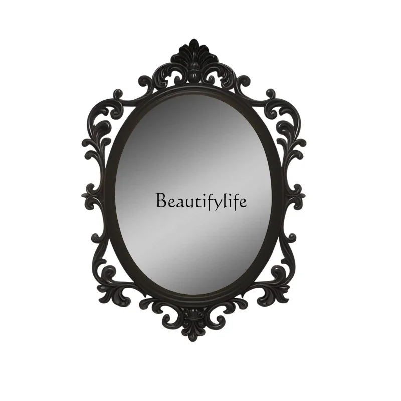 FG11French luxury bedroom makeup mirror premium engraved LED smart bathroom mirror