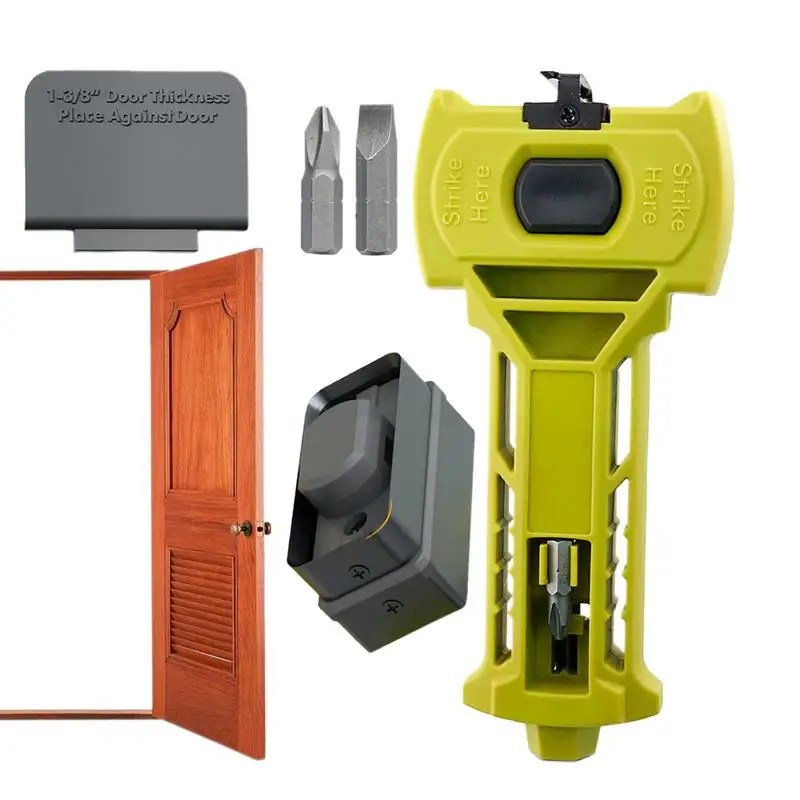 

Deadbolt Installation Kit Portable Precise Multifunctional Install Equipment Accurate Professional Installation Chiseling And