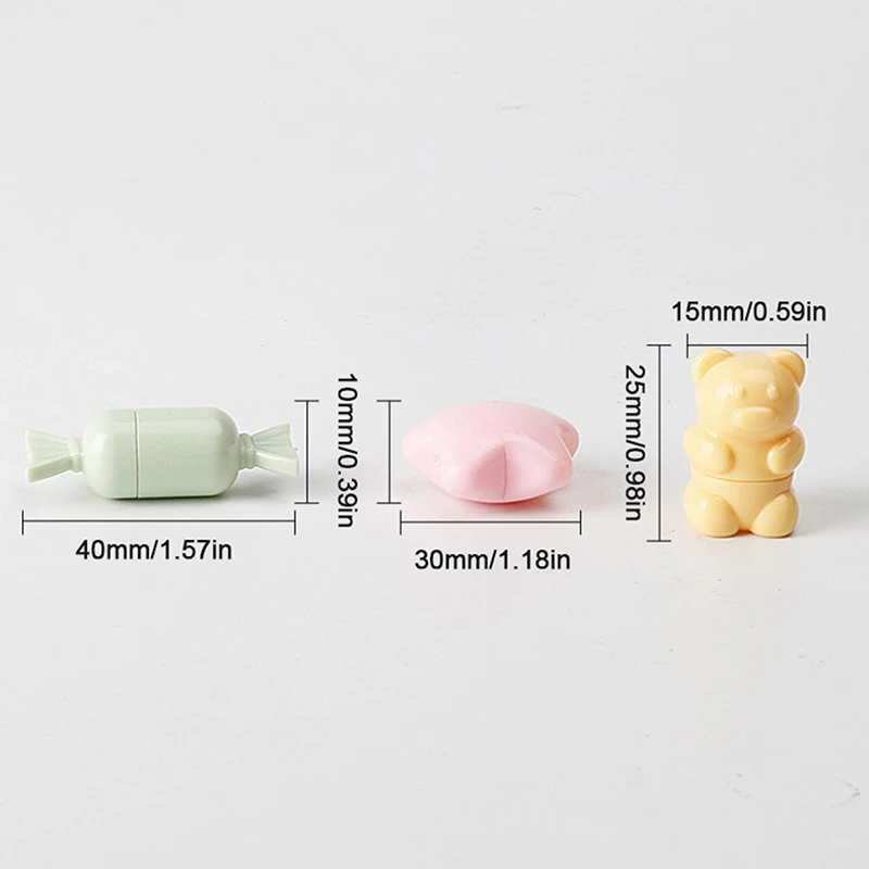 Mini pinceaux de maquillage en silicone pour baume Jules, pinceaux anti-cernes, dessin animé, pinceau angle, brillant
