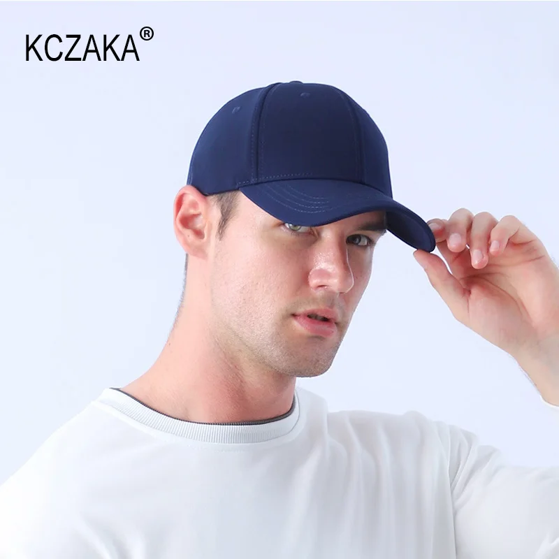 Brand Mens Full Closed Baseball Cap Causal Plain Color 6 Panels Polyester Stretchy Caps Gorras Bone Male Trucker Hat Casquette