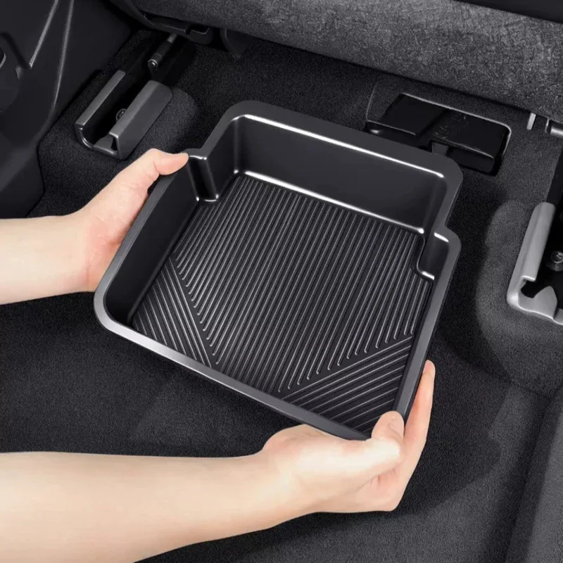Universelle Silikon-Aufbewahrungsbox für Limousinen und SUVs, nass-trocken einsetzbar, rutschfest, geräuschlos, Auto-Innenraum-Organizer – Detail 1
