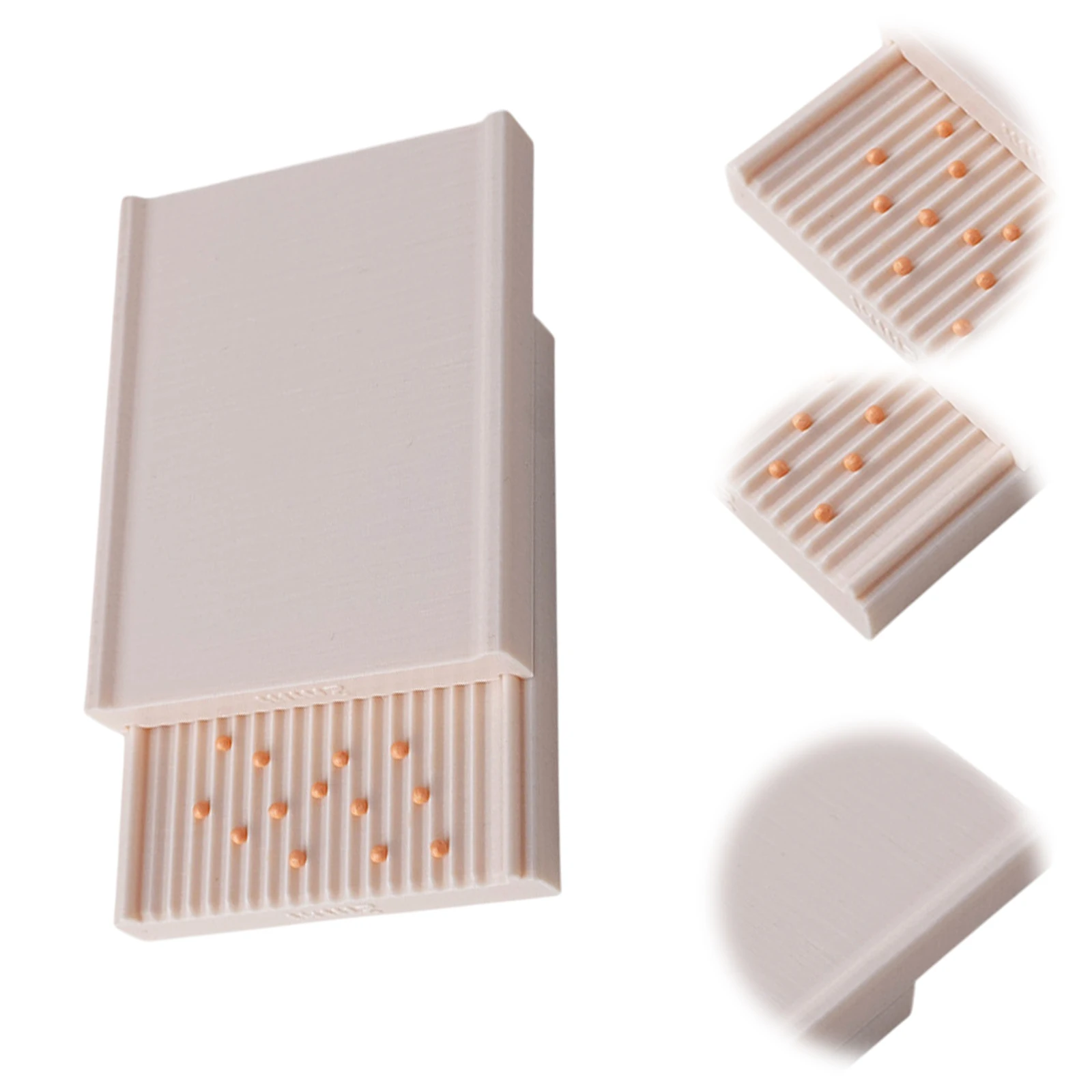 Rouleau pour Nail Art, Fournitures d'artisanat, Rouleau pour Argile Polymère, Outils de Modelage pour Perles Rondes, Boucles d'Oreilles et Fabrication de Bijoux