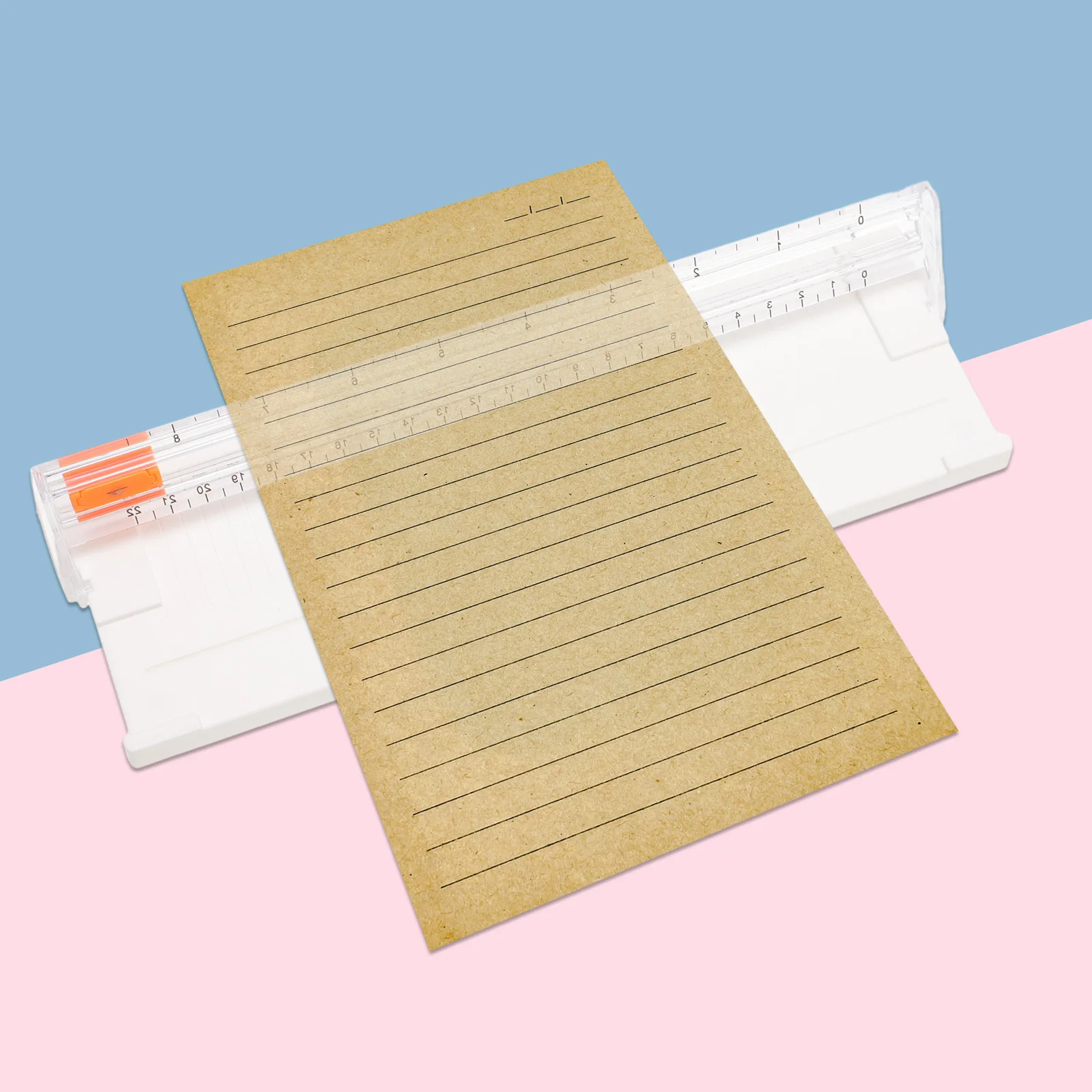 ماكينة تشذيب الورق المحمولة لوحة تقطيع صغيرة آمنة لسكرابوكينغ صور للمنزل والمكتب والمدرسة ومشاريع الحرف الورقية