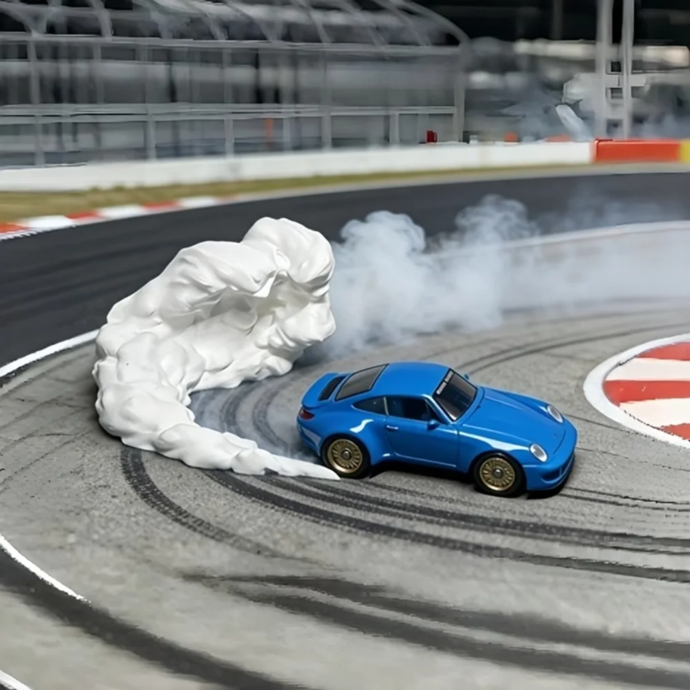 Realistischer Auto-Raucheffekt, Mikro-Drift- und Verbrennungsmodell, fortschrittliches Zubehör, Automodellbau, Desktop-Dekoration – Detail 7