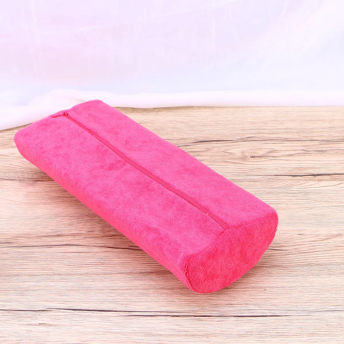 Light Purple Foldable Washable Wrist Cushion for Manicure Table Comfortable Arm Support Pillow Nail Art Salon Hand Rest Pad