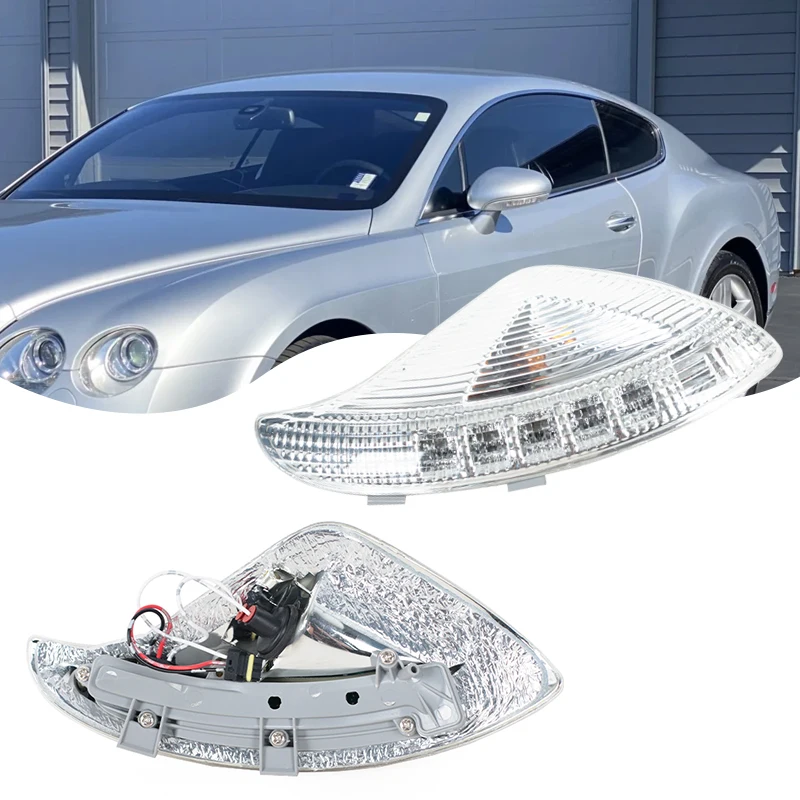 

Для Bentley Continental GT Flying Spur 2004 2005-2011 Автомобильный светодиодный светильник для зеркала заднего вида, поворотный мигающий свет, индикатор ширины
