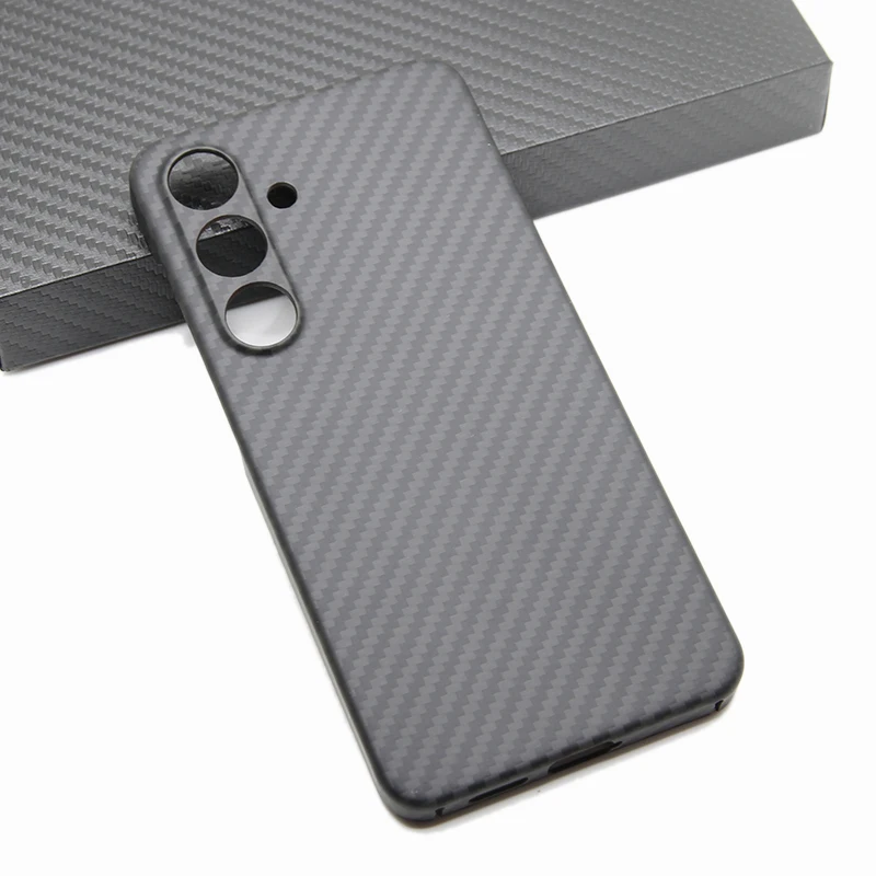 ZXKE True fiber Case For Samsung Galaxy S24 S24Plus Embedded Iron Sheet Magnetic Car Support Magsafe Aramid Fiber Shell
