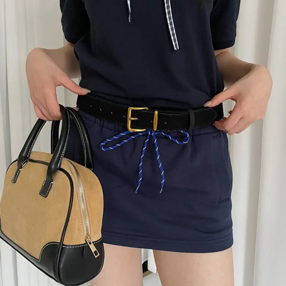 

Trendy Pin buckle Suede Leather Belt Luxury Design Retro Business Waist Belt Casual Waistband For Women