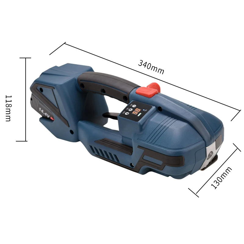 

Cordless Handheld Strapping Machine 3200N Tension with Rechargeable Battery Industrial Use