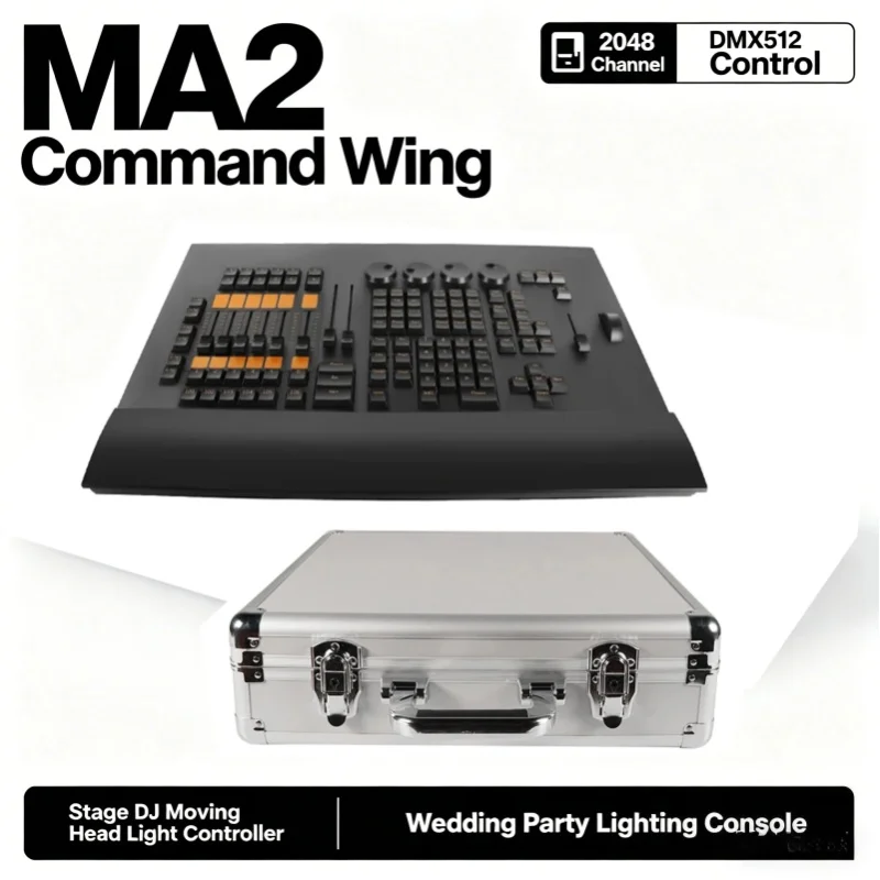 Wing Fader Controller 2048 Parameter DMX Beleuchtungskonsole DJ Bühnen Moving Head Licht DMX Steuerung Wing