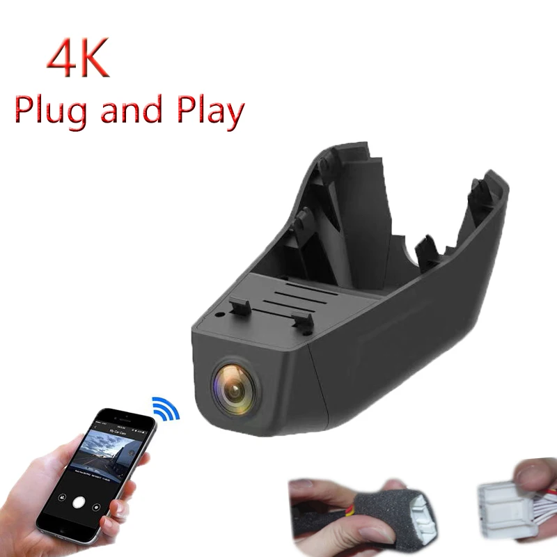 

For Volvo Polestar 2 2021 2022 S60 V60 2023 4K Plug And Play Car Video Recorder Wifi DVR Dash Cam Camera FHD 2160P