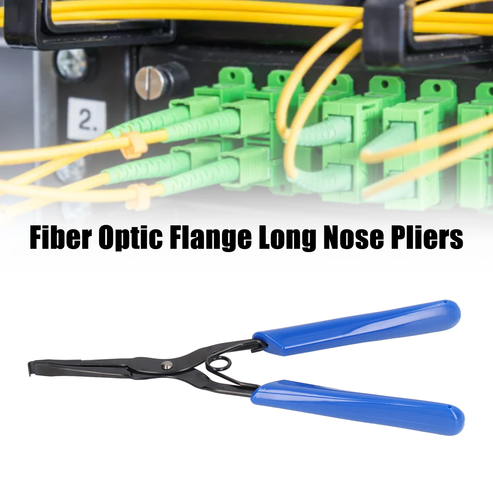 Optical  Flange Long Nose Pliers  Connector Inserting Extracting Tool Non Slip Handle  Inserting Extracting Tool