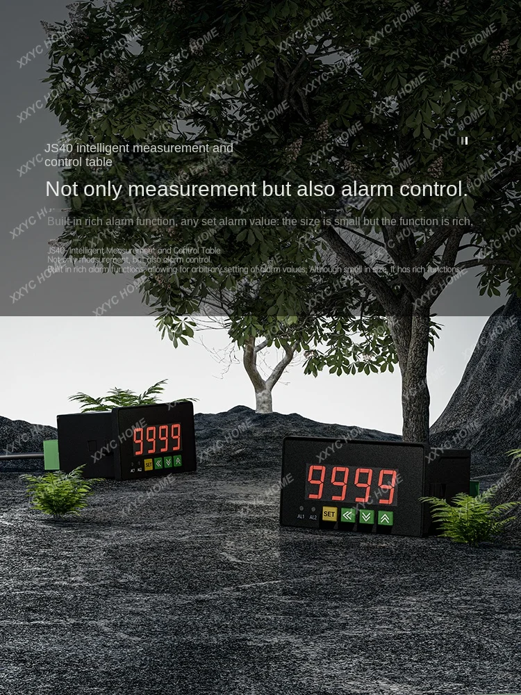 7940 Upper and Lower Limit Alarm Digital Display Head AC DC Current Voltage Strap Relay Buzzer Alarm Meter