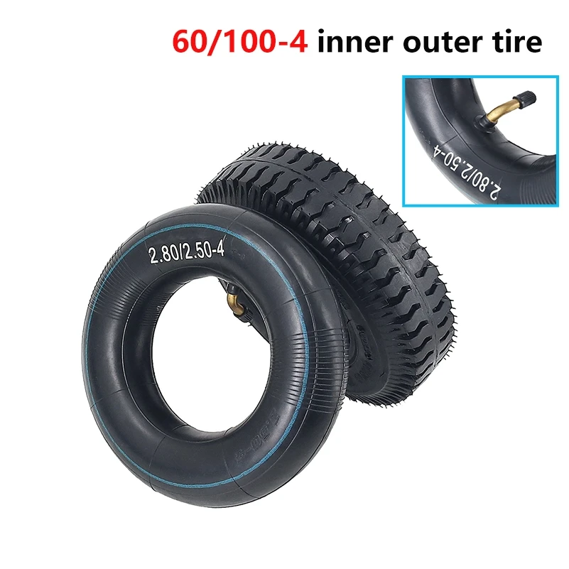 

High quality tires 60/100-4 (2.80/2.50-4) inner and outer tires suitable for trolley electric scooter tires