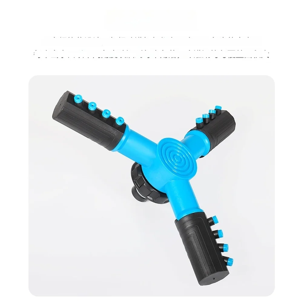 360 Degree Rotating Sprinkler for Outdoor Gardens with Butterfly Base and 4 Adjustable Nozzles for Uniform Spray