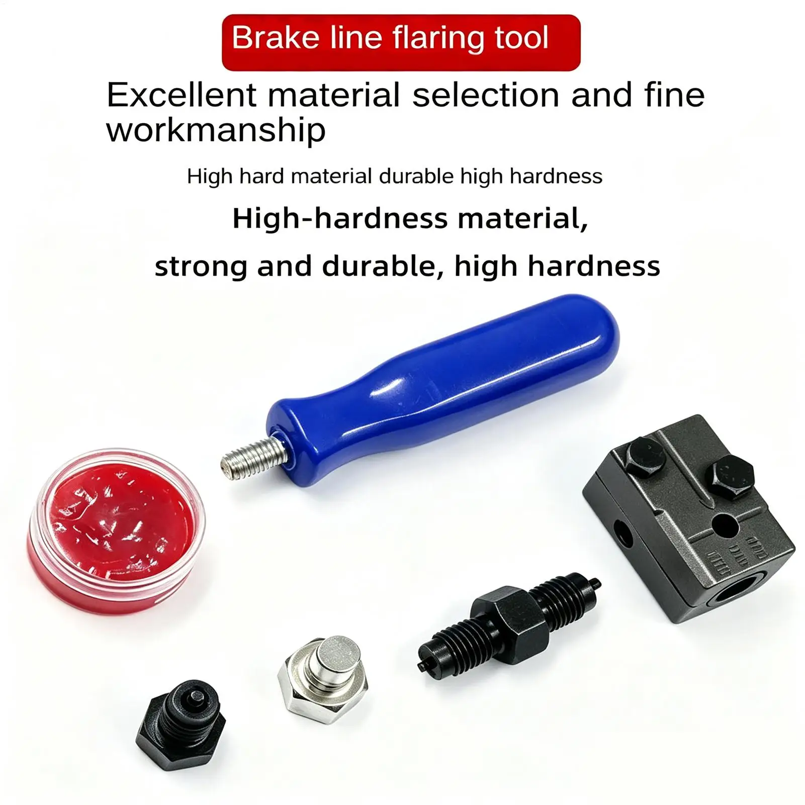 Brake Line Flaring Tool Manual Universal Multi-Size Heavy Duty Automotive Flaring Tool Kit For Home Car Motorcycle Truck - view 5