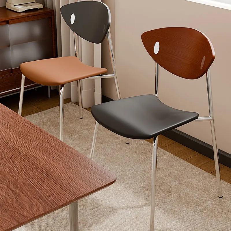 Solid wood home dining chair, flying bird ************ dining table designer wrought iron back chair