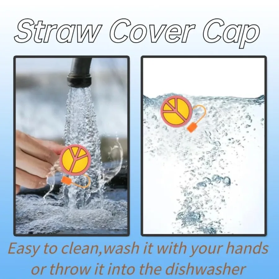 9 Stück süße Strohtoppe 30 Unzen 40 Unzen Tumbler 10 mm wiederverwendbares süßes Zubehör für Stanley Cup Strohabdeckung kann für verschiedene Occ geeignet