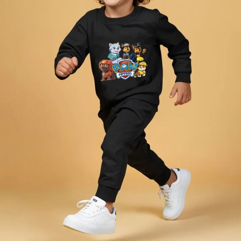 2026 Herbst Jungen Mode O-Ausschnitt Pullover+Hose 2-teiliges Set Kinder Lässiger Hoodie Jogginghosen-Set Frühling Herbst Kinder-Trainingsanzug Neu – Detail 12