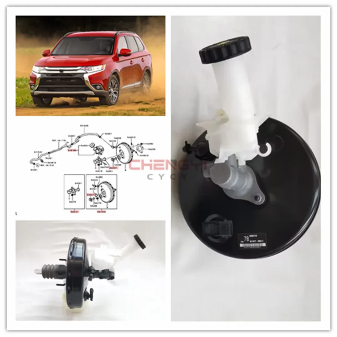 Brake Vacuum Assist Assembly Vigorously Drum Brake Master Cylinder For Outlander GF7W GF8W 4680A178 4630A405 4627A109 4625A523