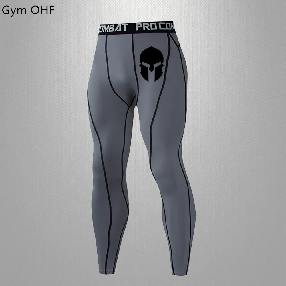 Men\'s Outdoor Sports Gym Fitness Tights Mens Jogging Pants Quick Dry Trousers Training Compression Leggings Running Sports Men