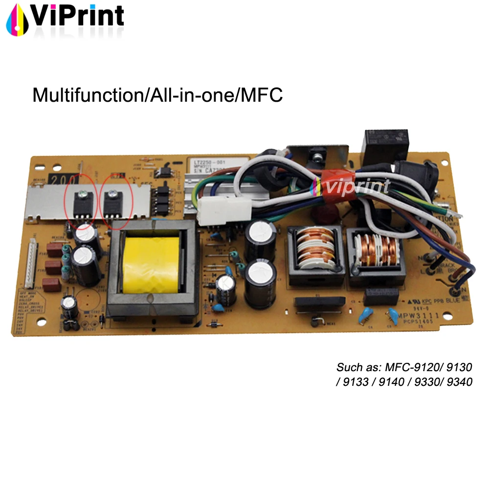 200V 220V Power Supply Board for Brother HL-3140 HL 3150 3170 DCP-9020 MFC-9120 MFC 9130 9133 9140 9330 9340 Printer Parts