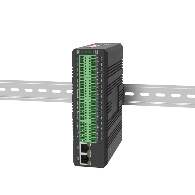 最高品質の 32 チャンネル ドライ コンタクト - イーサネット コンバータ (WEB および SNMP 管理付き) 2 FE イーサネット