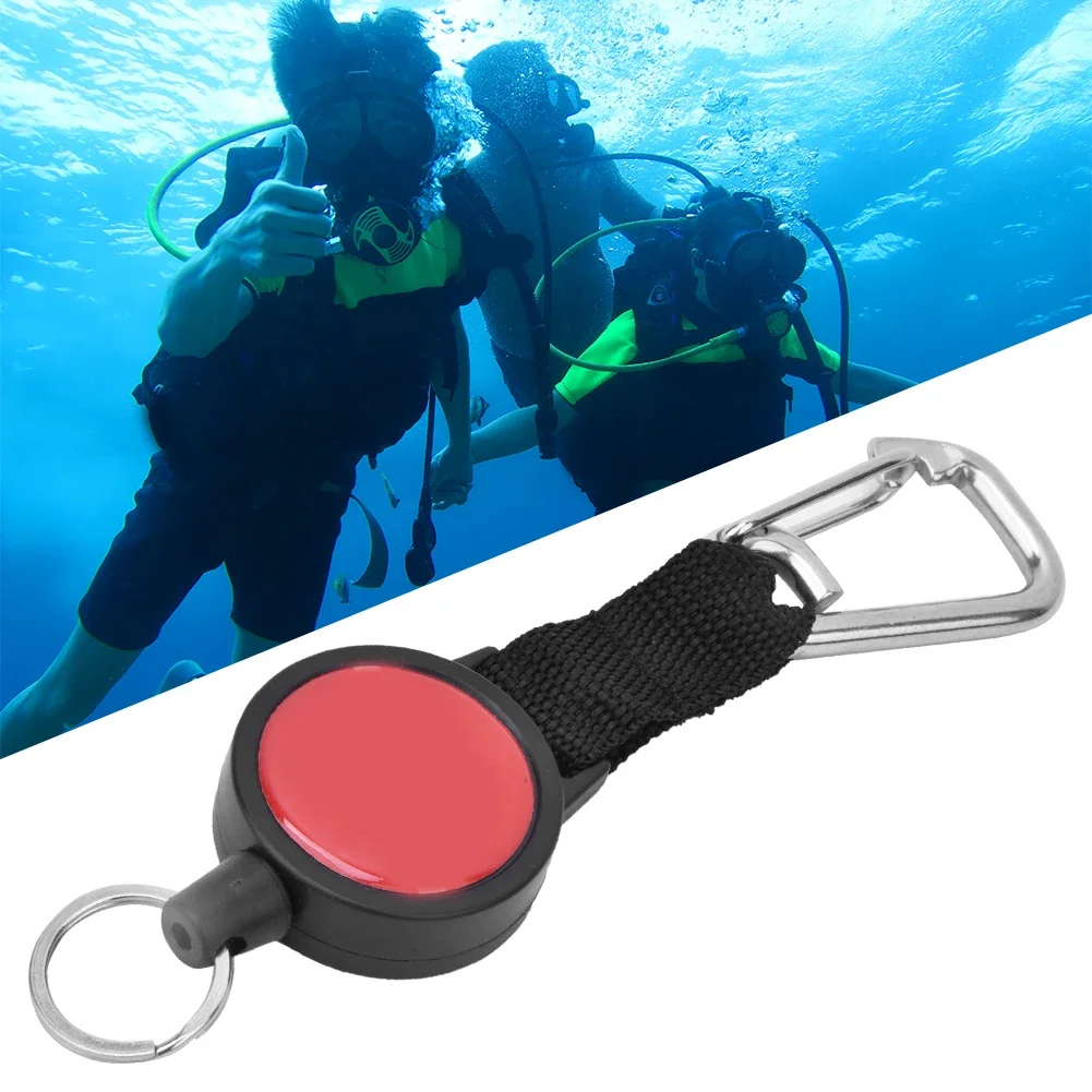 1 pcs Stainless Steel Diving Stretchable Hanging Hook Quick Release Buckle Dive AccessoryStainless Steel Hanging Buckle