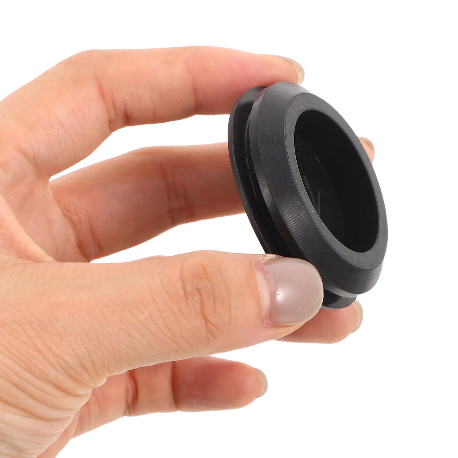10Pcs Black Silicone Stopper Plug Food Grade Round Hole 3.5-4Cm Flush Seal Rubber Plug for Panel Knockout Covers Dustproof - view 2