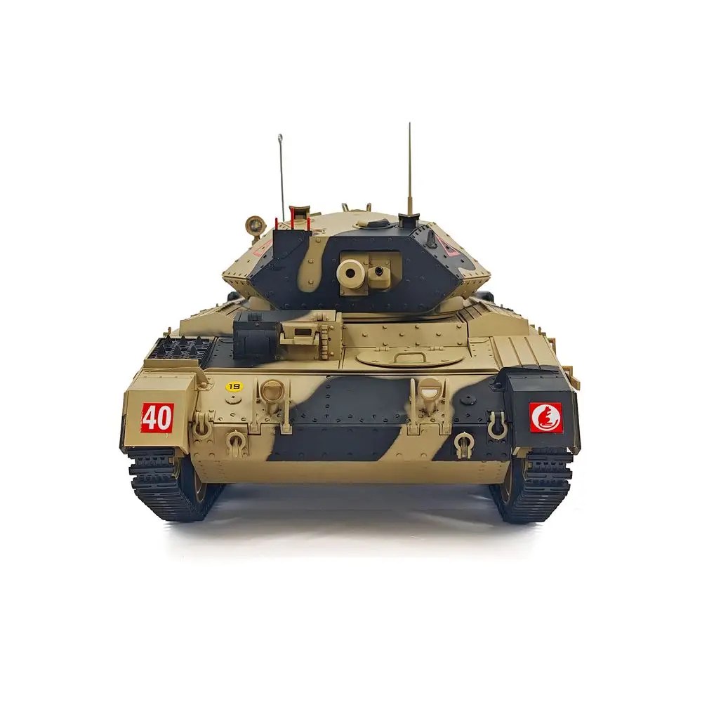 Coolbank 1/16 Skala Brytyjski Czołg Crusader MK III Zdalnie Sterowany Model Militarny Zabawki z Dźwiękiem Światłem Dymieniem RC Pojazd dla Chłopców
