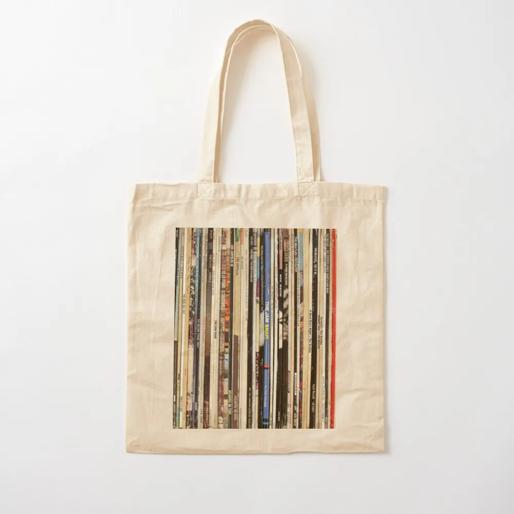 Classic Rock Vinyl Records Tote Bag