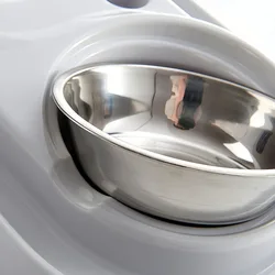 Comedero doble circular anti hormigas para perros y gatos – Lavable